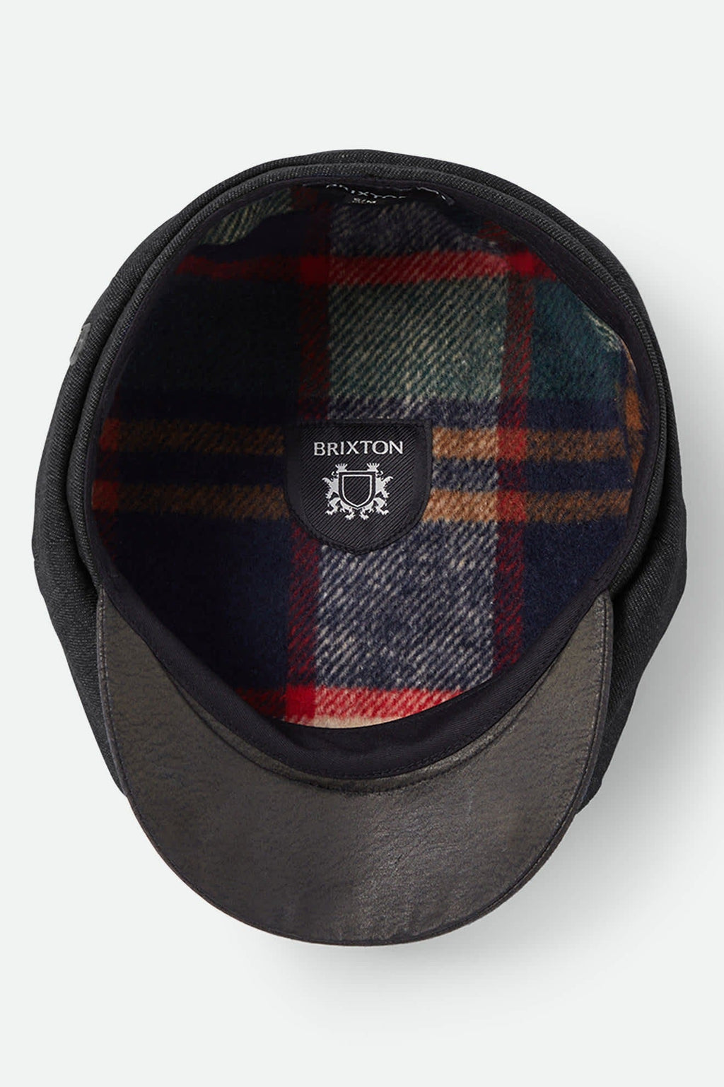 Brood Baggy Flannel Snap Cap - Black Denim/Black