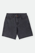 Brixton Relaxed Short - Washed Black Denim