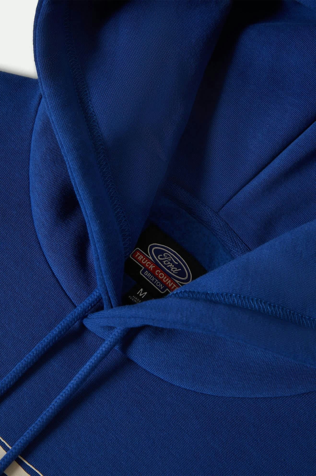 Ford Mud Marathon Relaxed Fleece Hoodie - Ford Blue