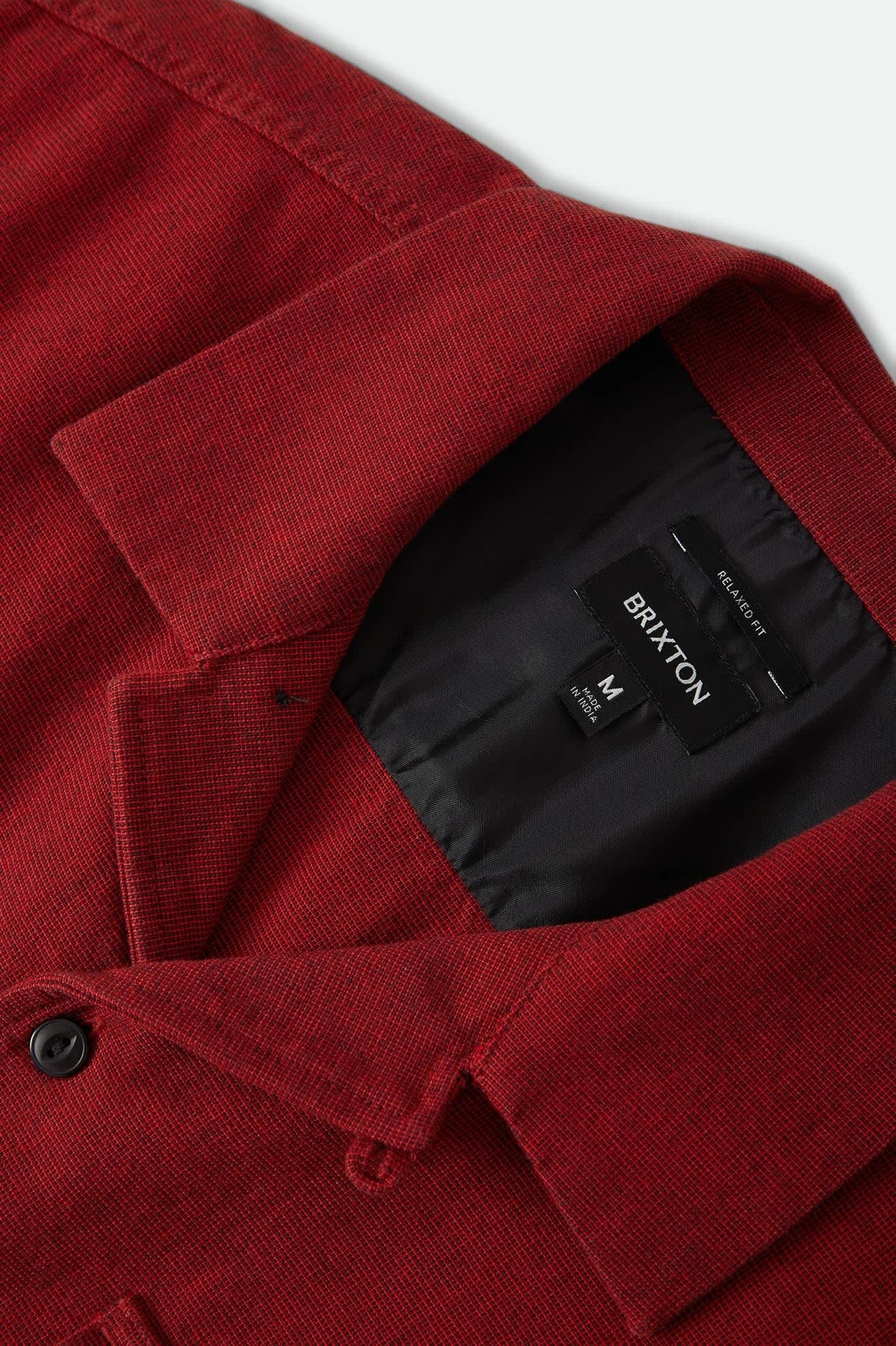 Century Overshirt - Red/Black Micro