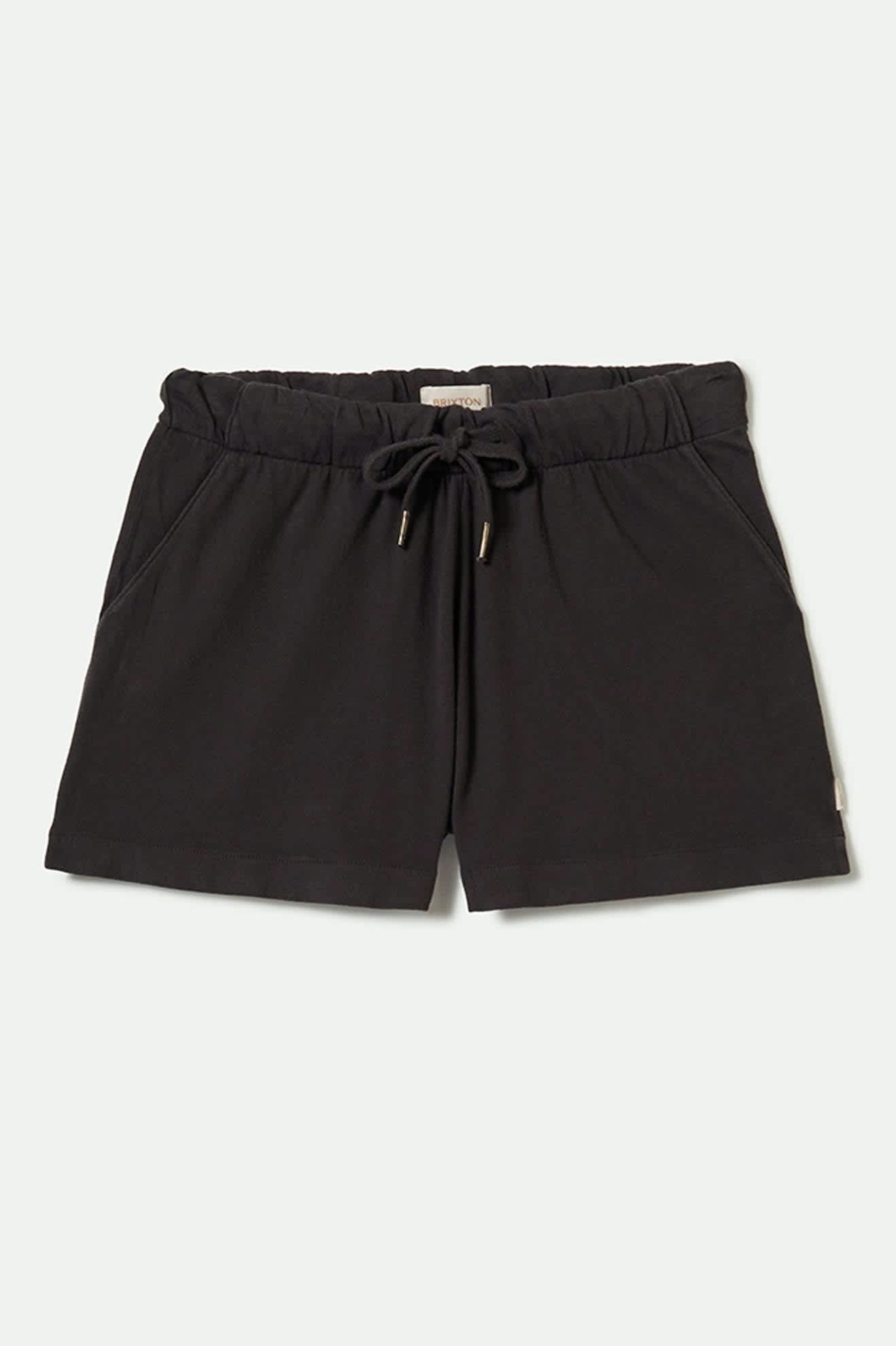 Carefree Organic Garment Dyed Lounge Short - Black
