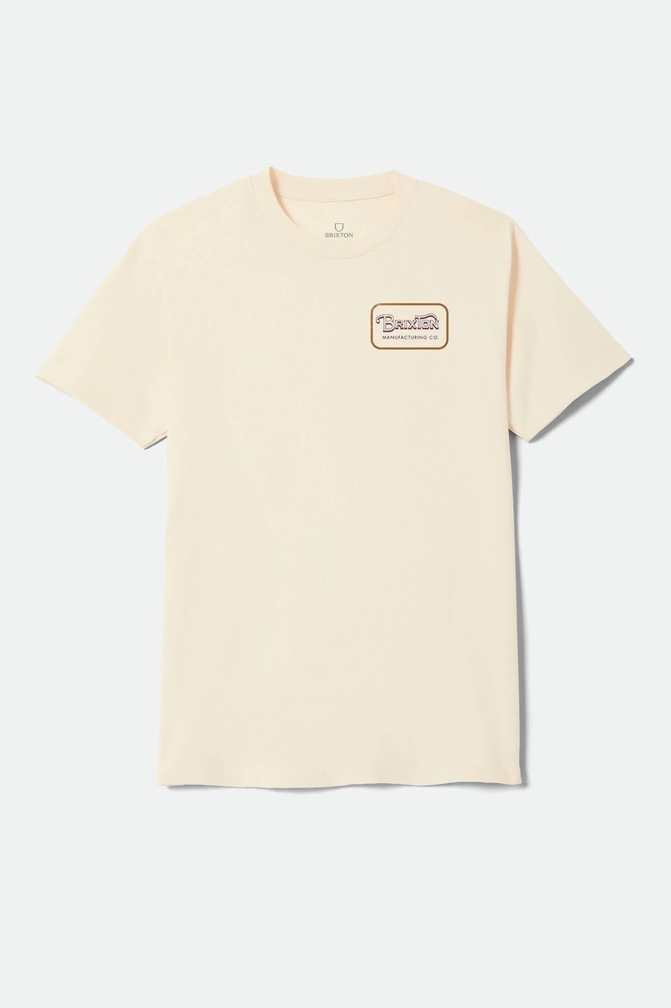 Grade Standard T-Shirt - Cream/Burgundy/Rust
