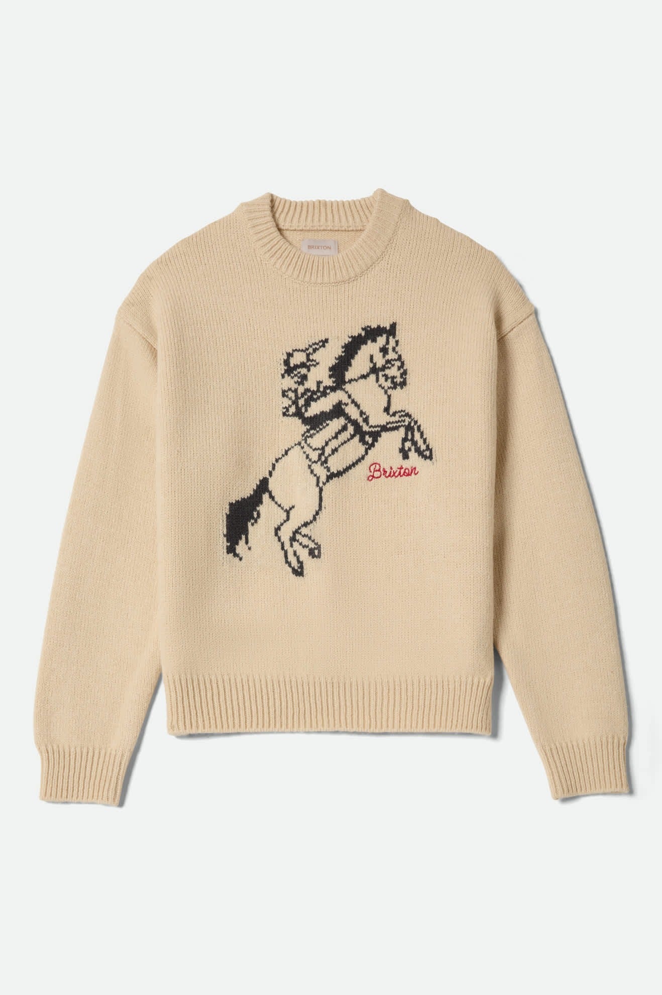 Brixton Ranching Club Crew Sweater - Whitecap