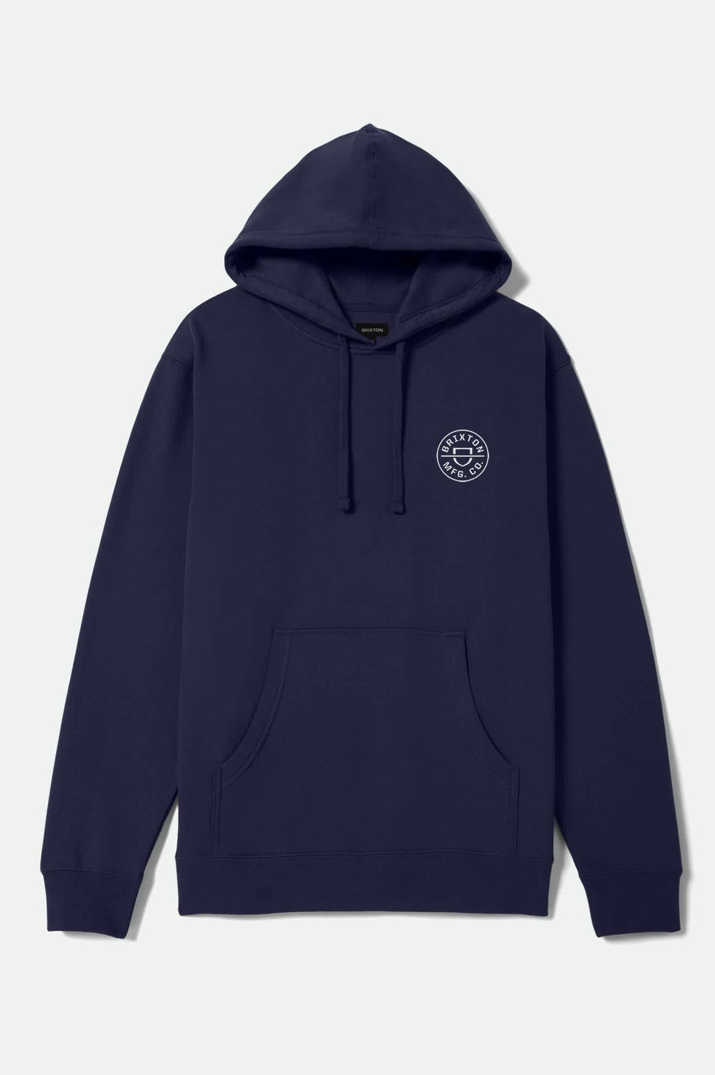 Crest Hoodie - Classic Navy/White