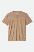 Journey Short Sleeve Henley - Desert Tiger Camo