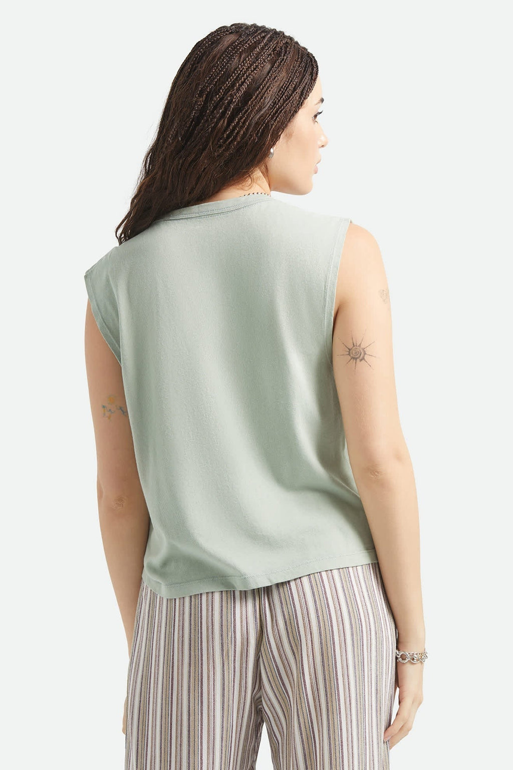 Brixton Ranch Muscle Tank - Sage Green