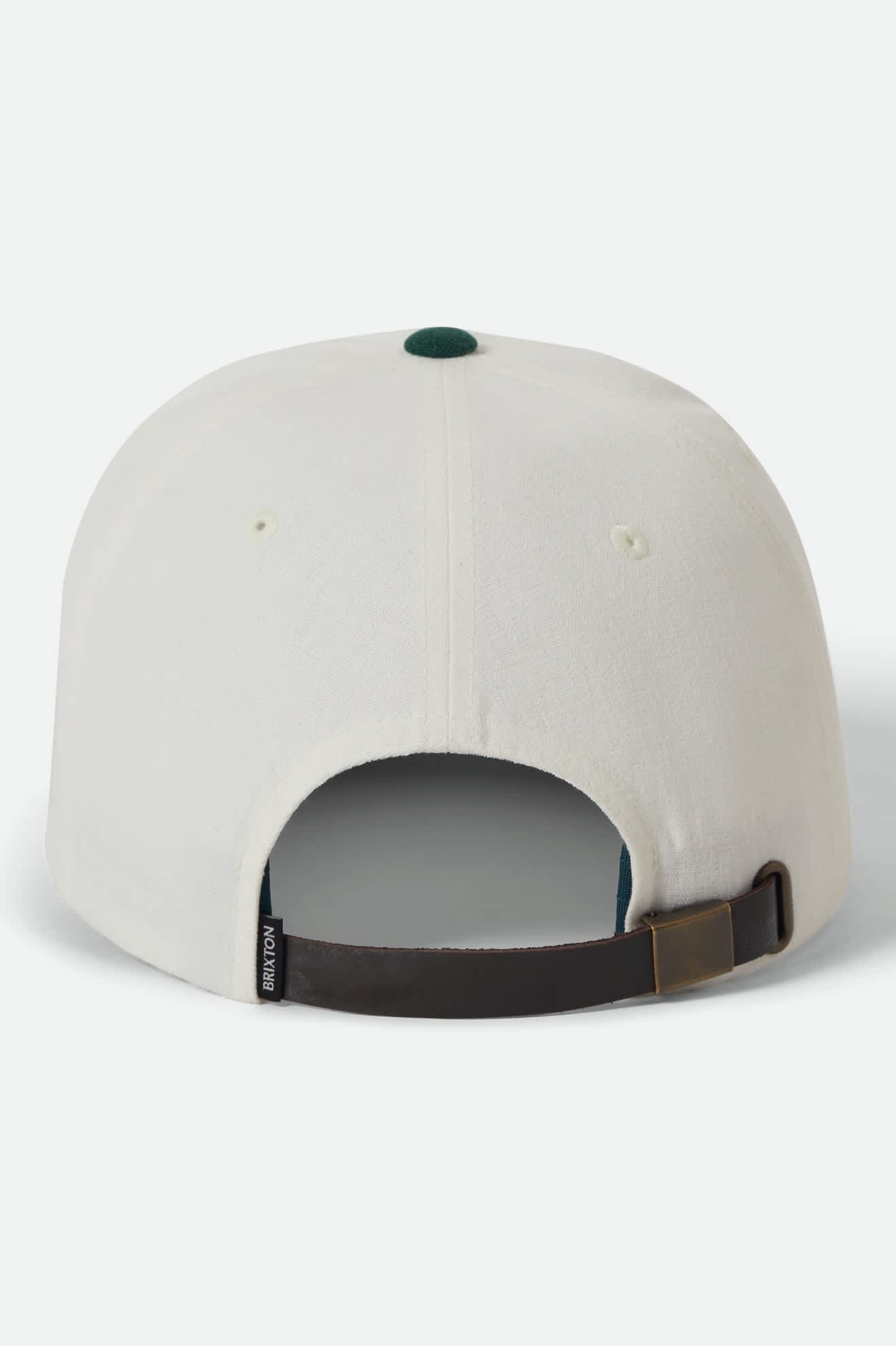 Big B Adjustable Hat - Off White/Primal Green