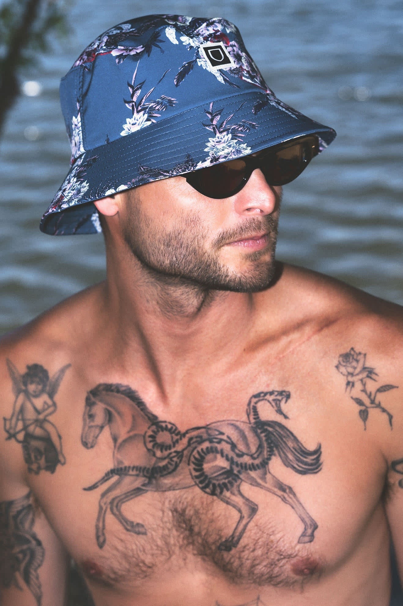 Eldon Water Packable Bucket Hat - Midnight Blue