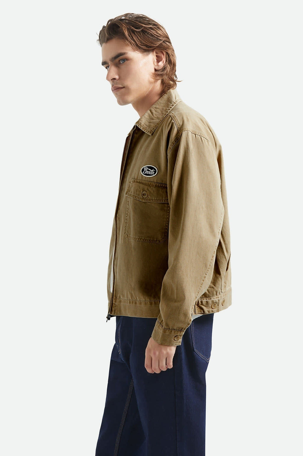 Trademark Lightweight Garage Jacket - Washed Khaki