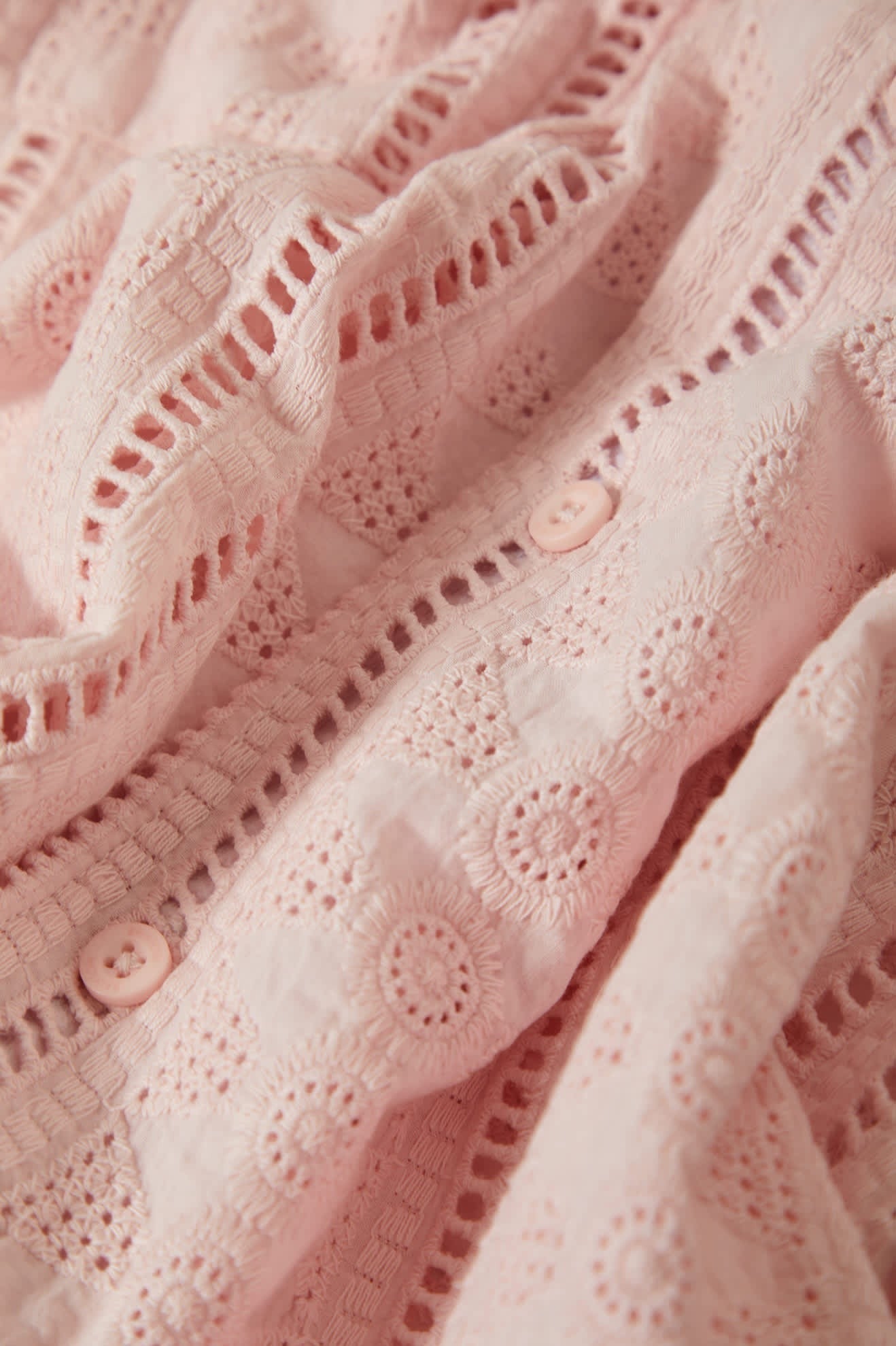 Paradise Lounge Short Sleeve Shirt - Chalk Pink