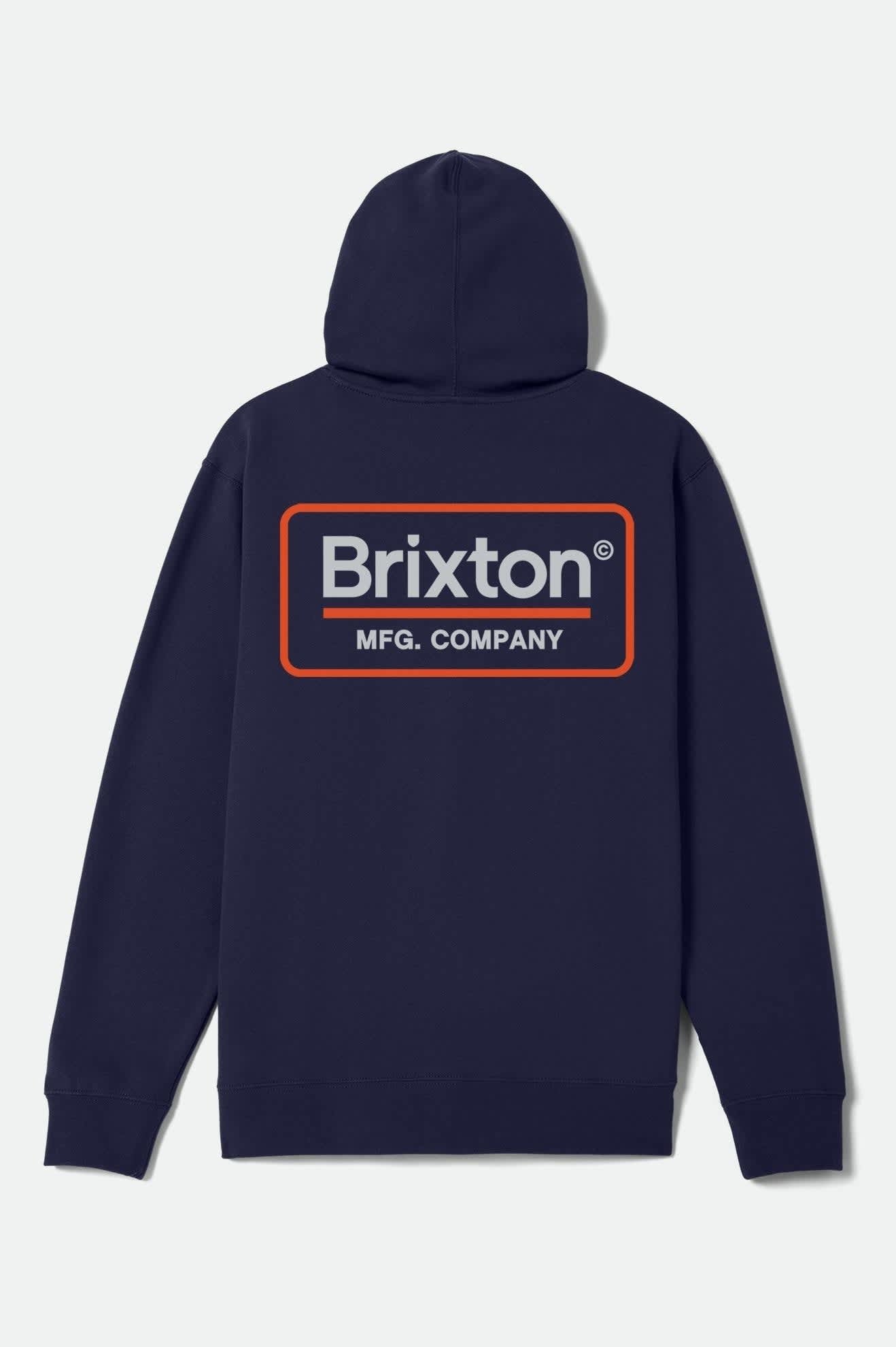 Palmer Hoodie - Classic Navy/Light Grey/Orange