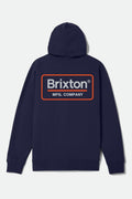 Palmer Hoodie - Classic Navy/Light Grey/Orange