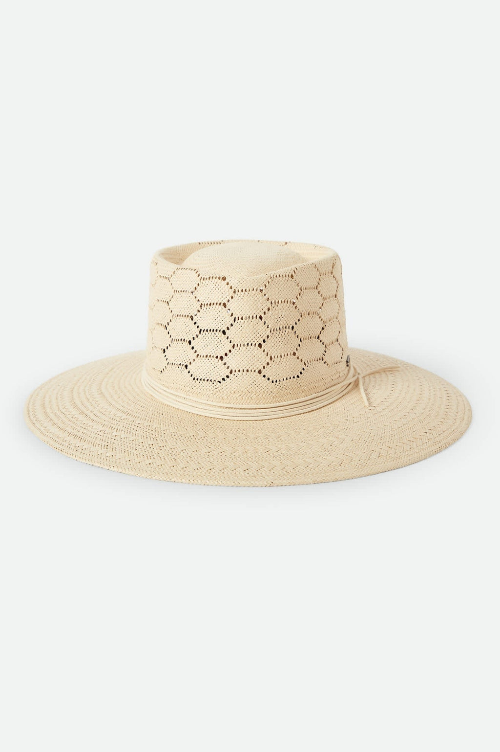 Porto Straw Fedora - Natural