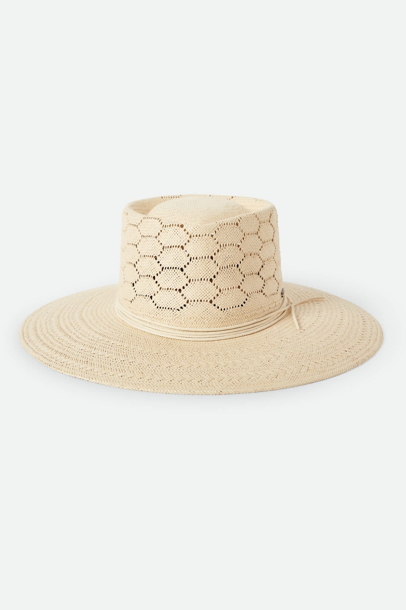 Porto Straw Fedora - Natural