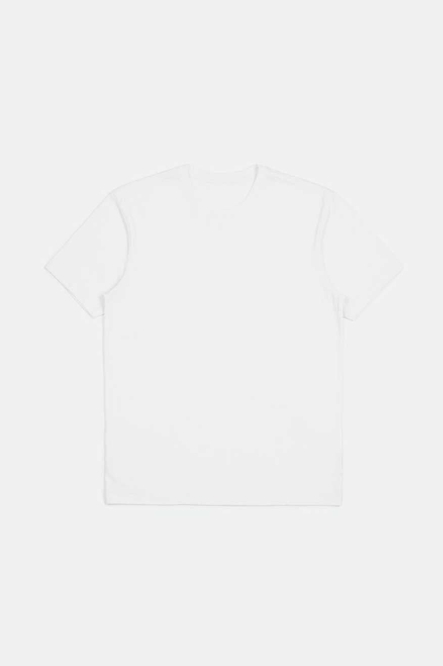 Premium Cotton S/S Tailored T-Shirt - White