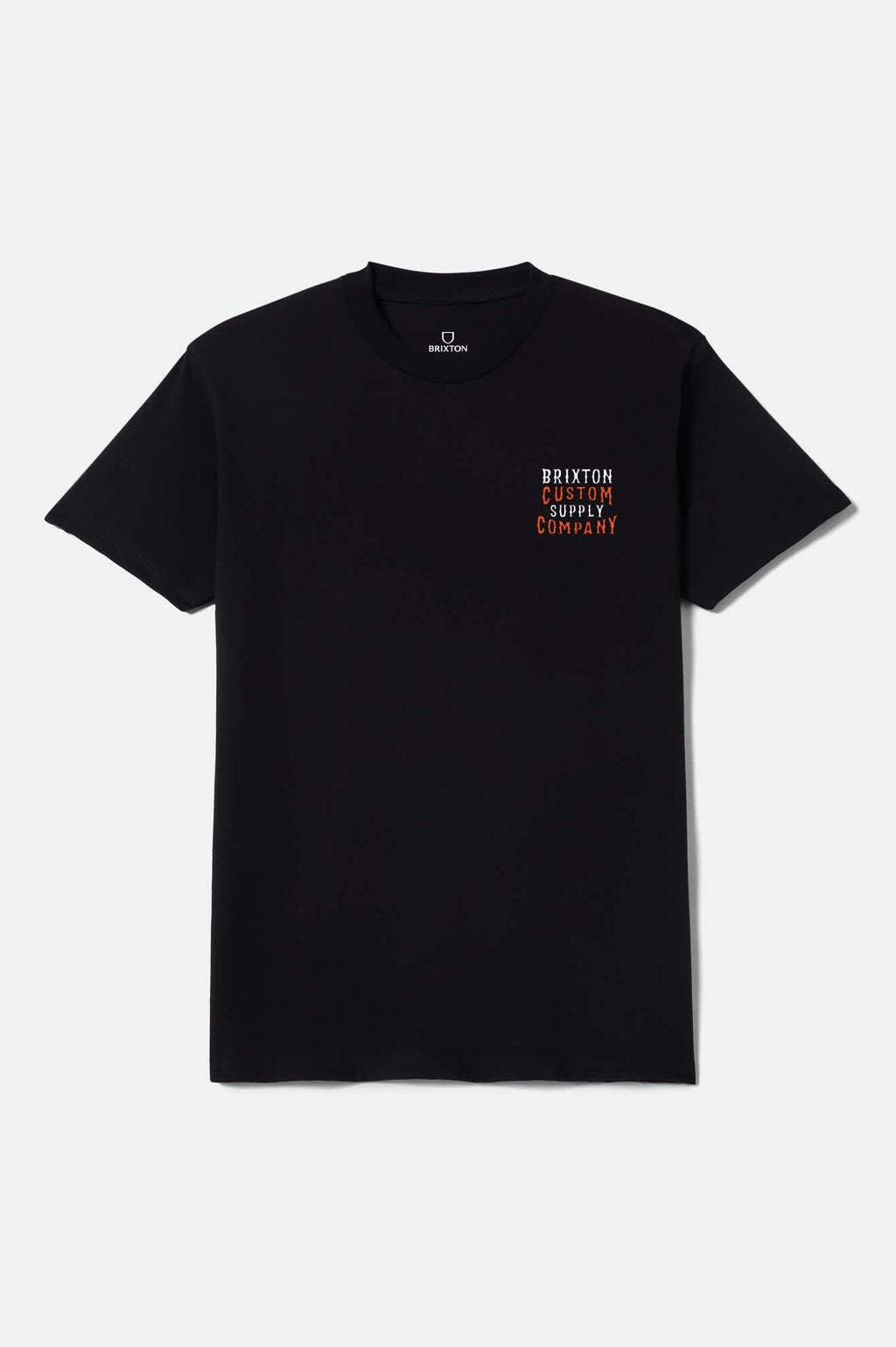 Wheaton Short Sleeve T-Shirt - Black Worn Wash
