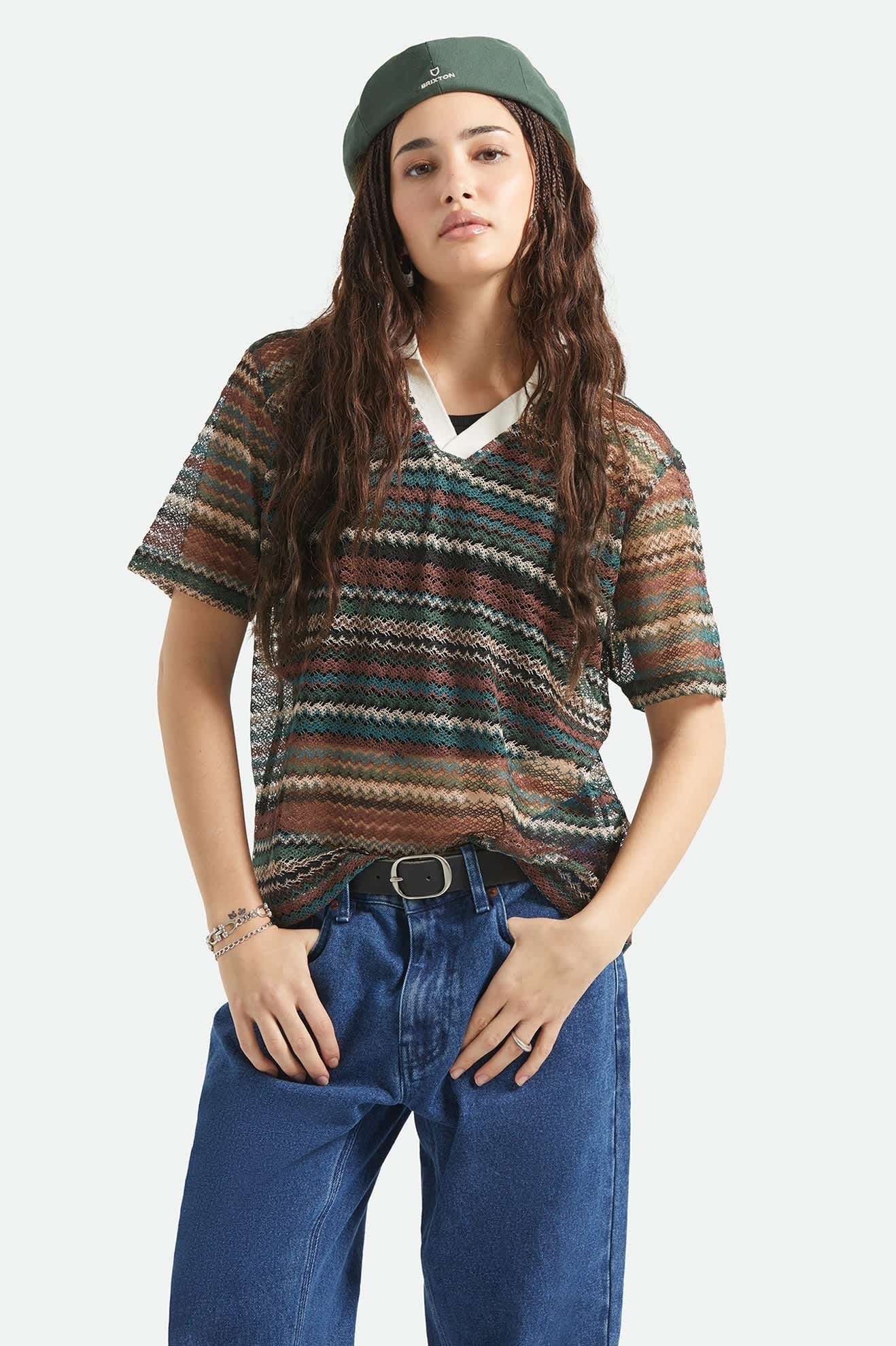 Varsity T-Shirt - Multi Retro Stripe