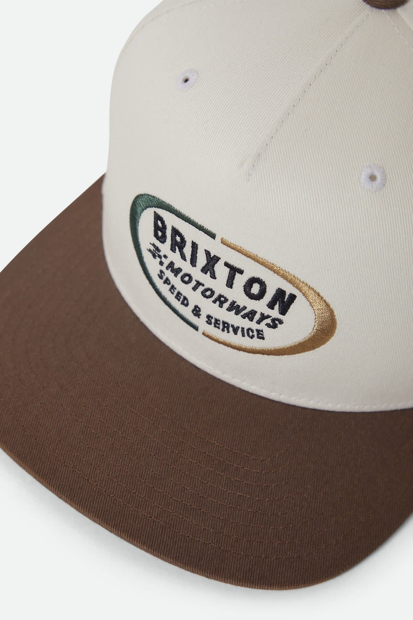 Rhett Snapback - Off White/Pinecone Brown