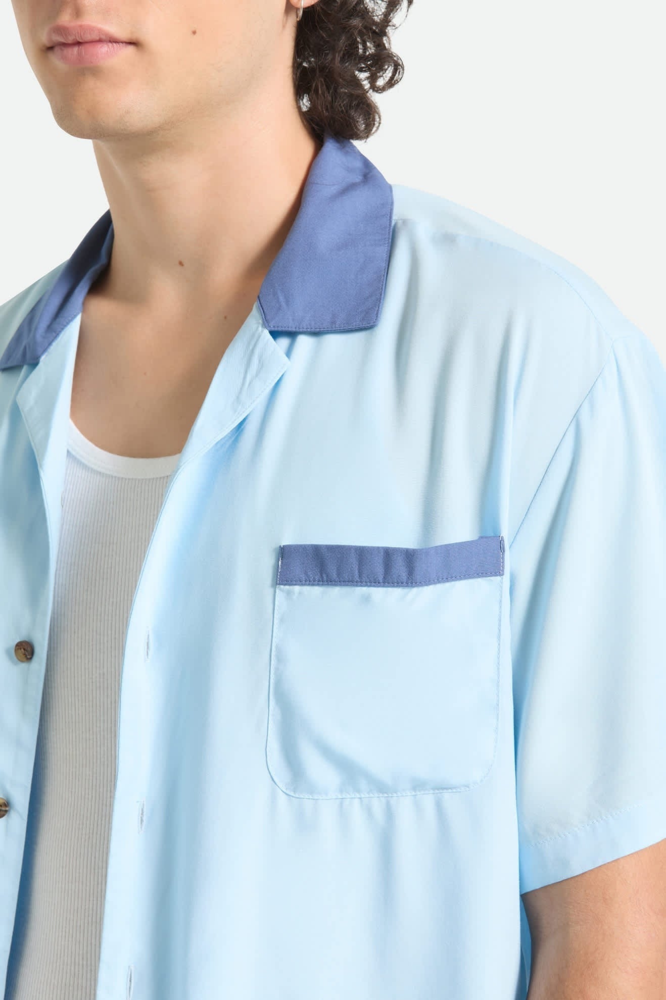 Lafayette Short Sleeve Shirt - Blue Aura
