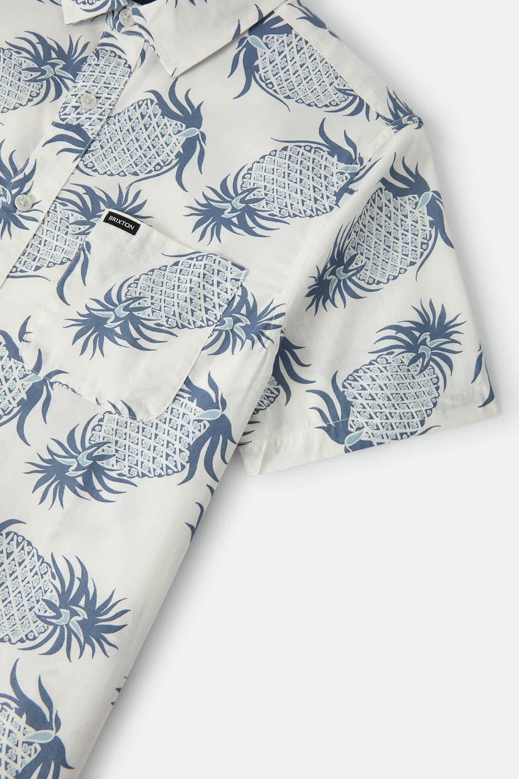 Charter Print Shirt - Off White Pineapple