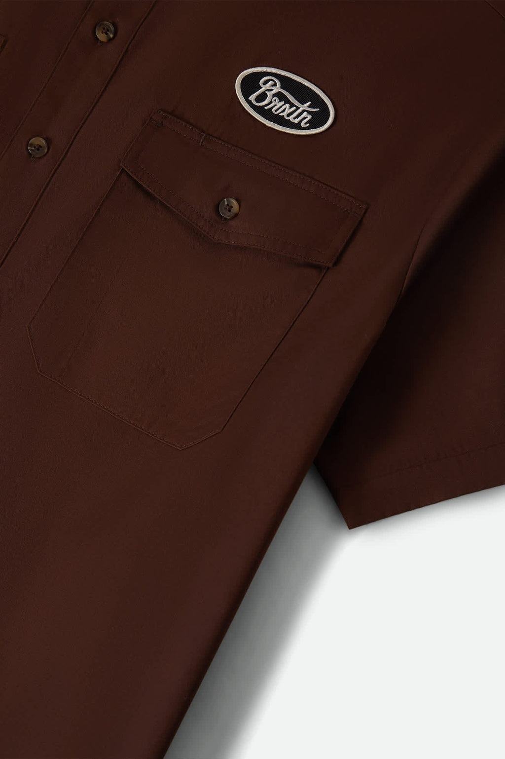 Builders Olson Short Sleeve Shirt - Chocolate