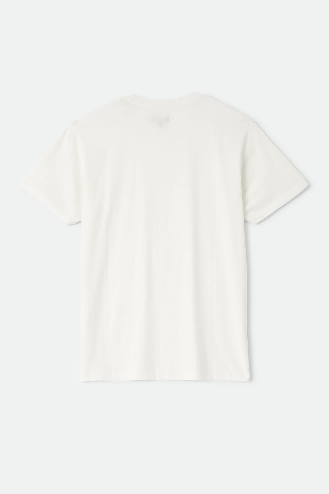 Brixton Baseline Pocket T-Shirt - Off White Vintage Wash