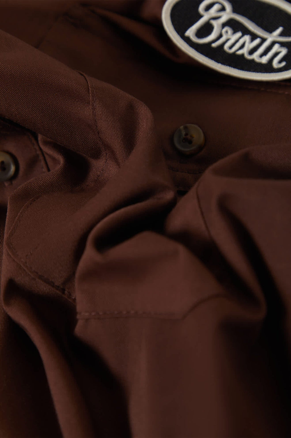 Builders Olson Short Sleeve Shirt - Chocolate