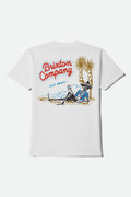 Stay Awhile Short Sleeve T-Shirt - White