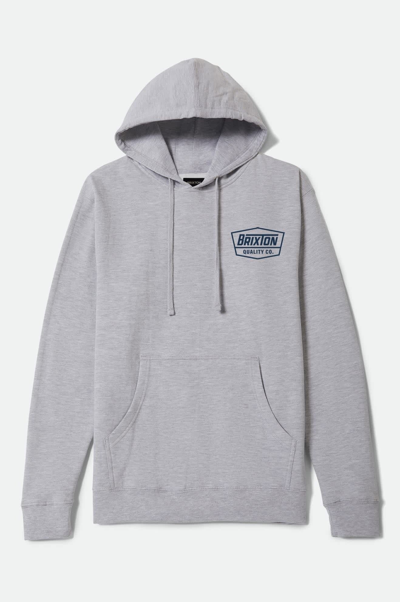 Regal Hoodie - Heather Gunmetal/Dark Navy