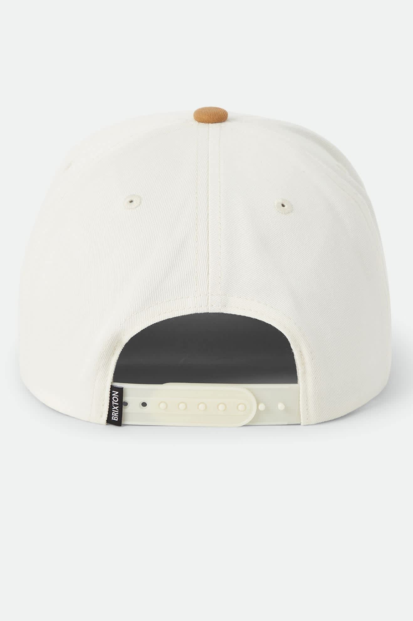 Stratton Snapback - Off White/Caramel