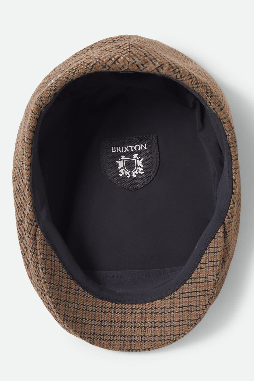 Hooligan Lightweight Flat Cap - Grey/Brown/Gold