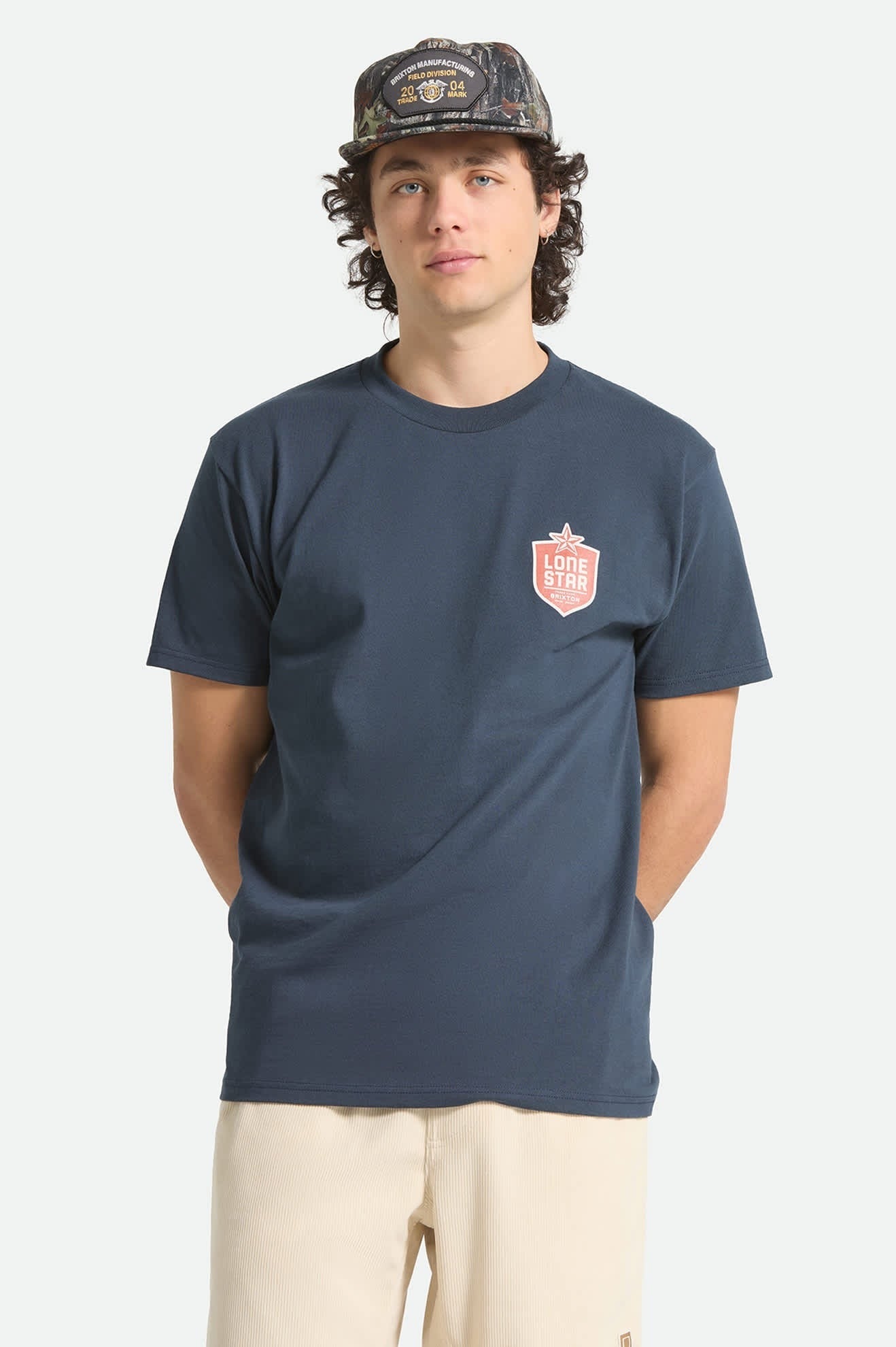 Lone Star Desertscape Short Sleeve Standard T-Shirt - Navy