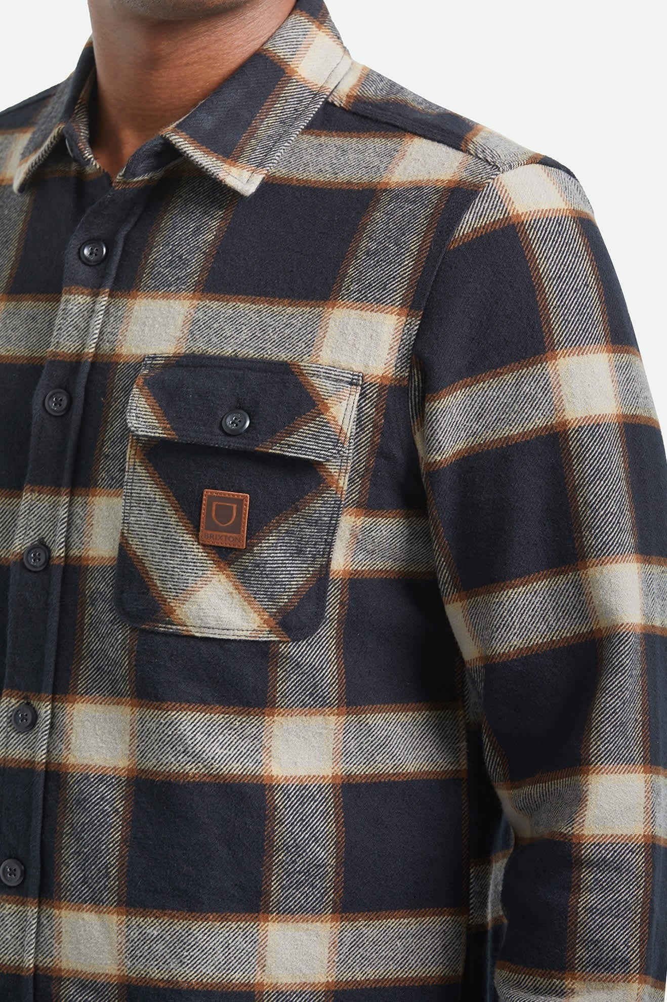 Bowery Heavyweight Flannel - Black/Cream