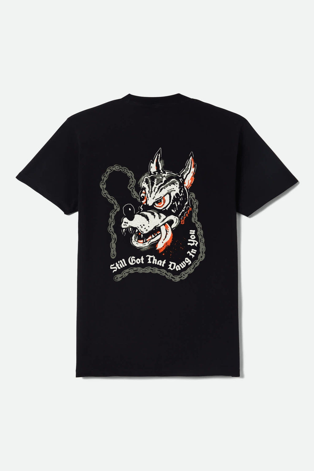 Dawg Short Sleeve T-Shirt - Black Worn Wash