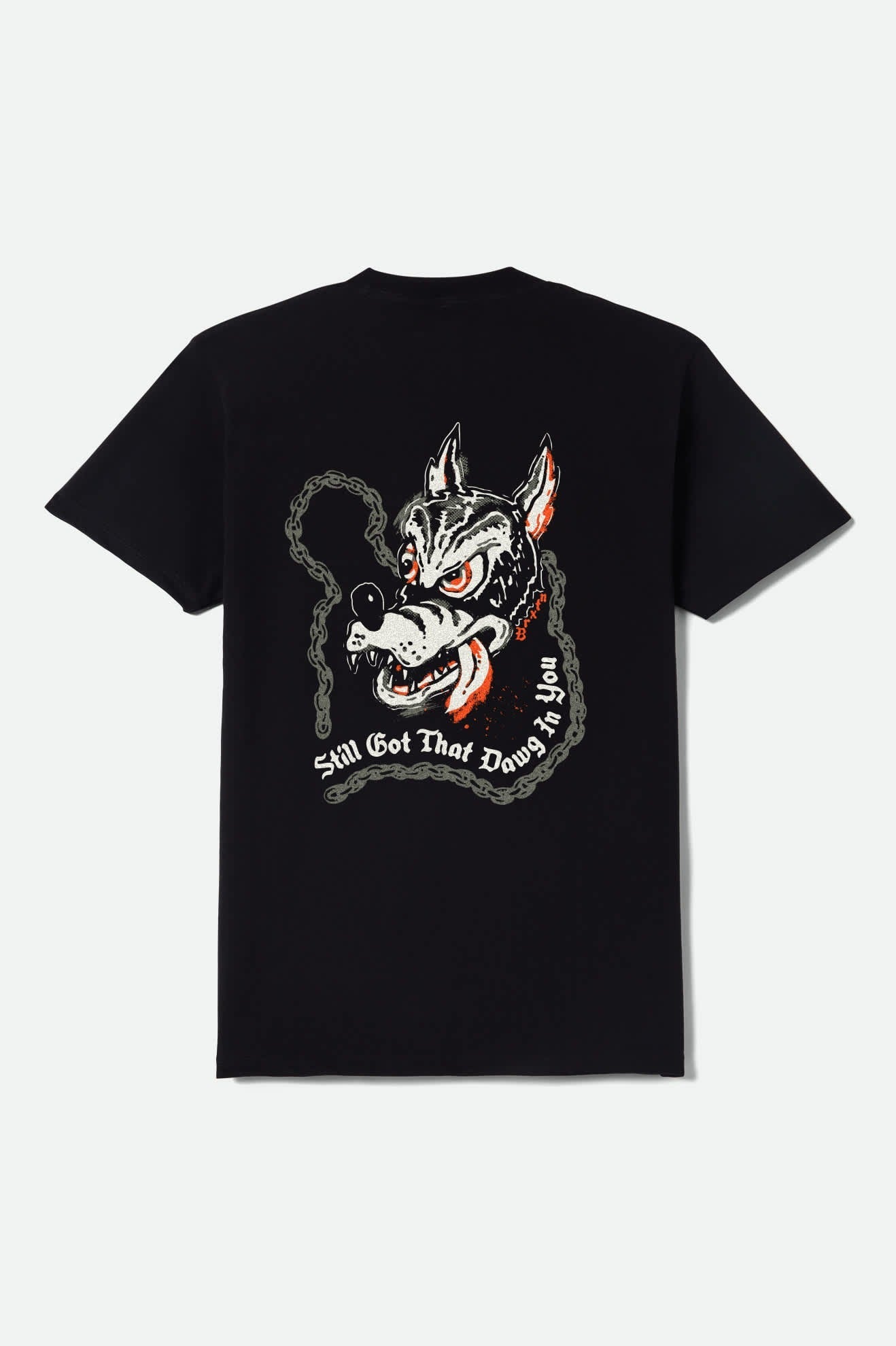 Dawg Short Sleeve T-Shirt - Black Worn Wash
