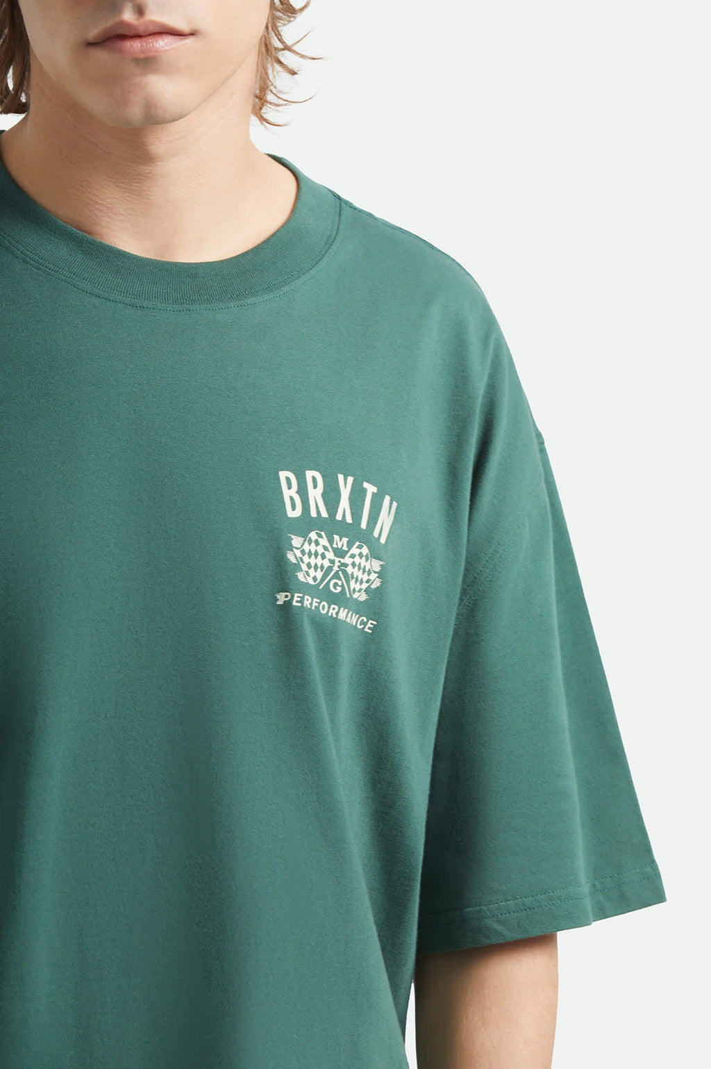 Primary Short Sleeve Cropped Shirt - Primal Green