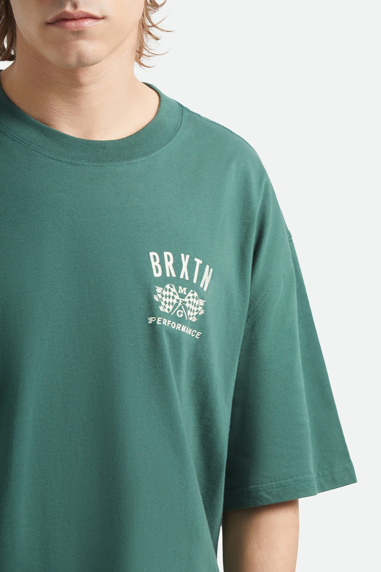 Primary Short Sleeve Cropped Shirt - Primal Green