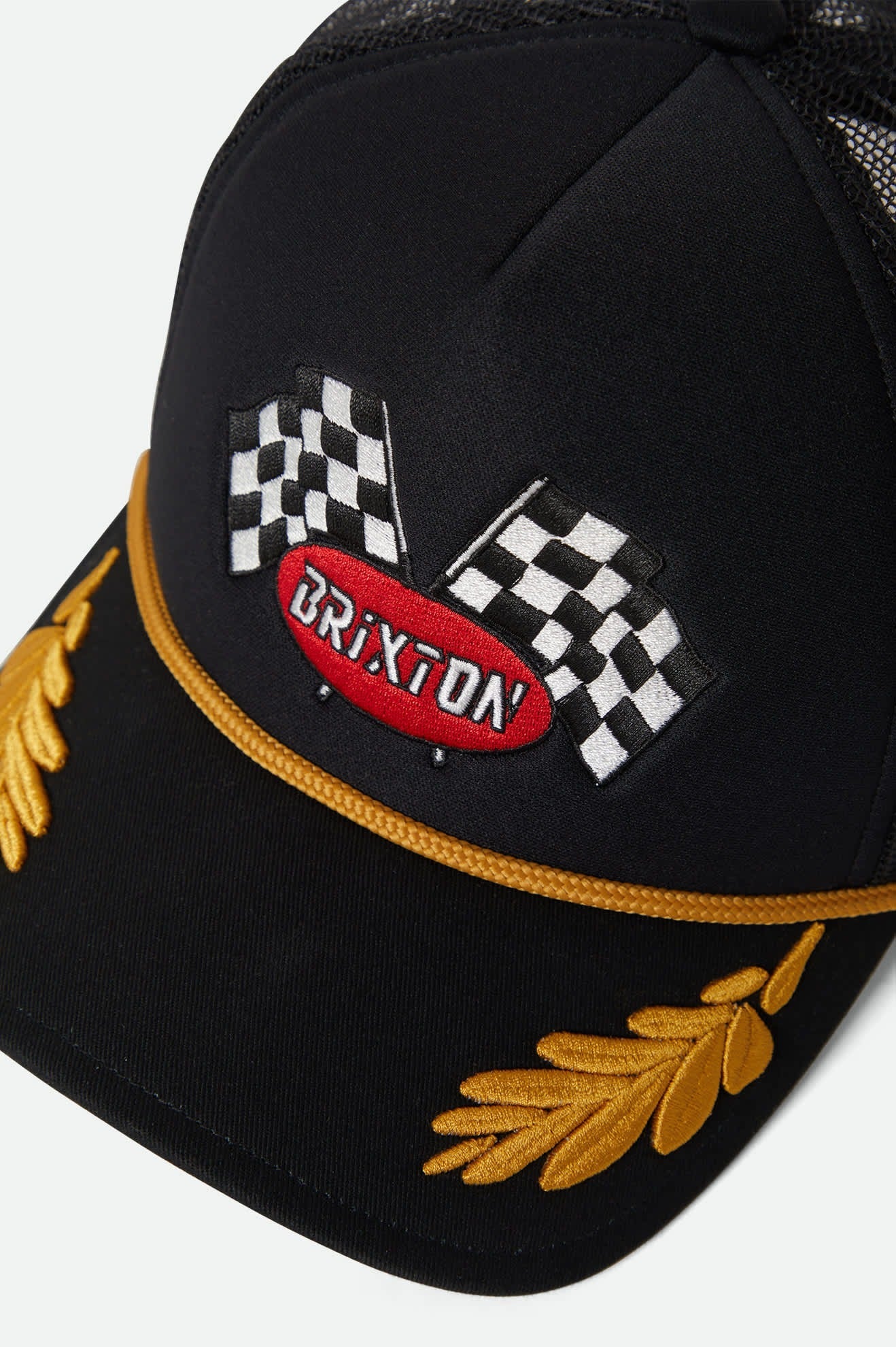 Podium Netplus Trucker Hat - Black/Black