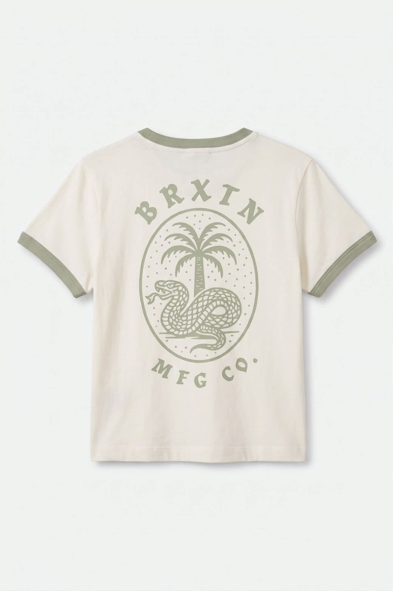 Serpent Baby T-Shirt - White/Desert Sage