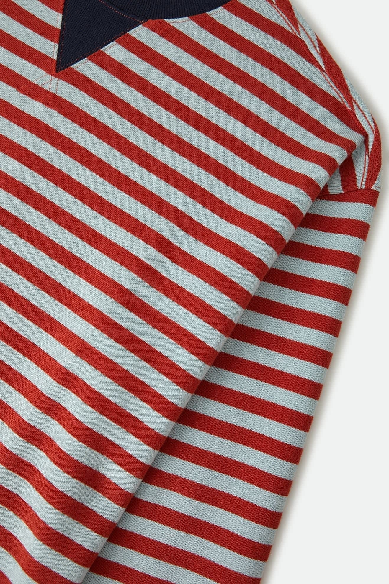 Retro Rugby Polo - Sea Grass/Rust