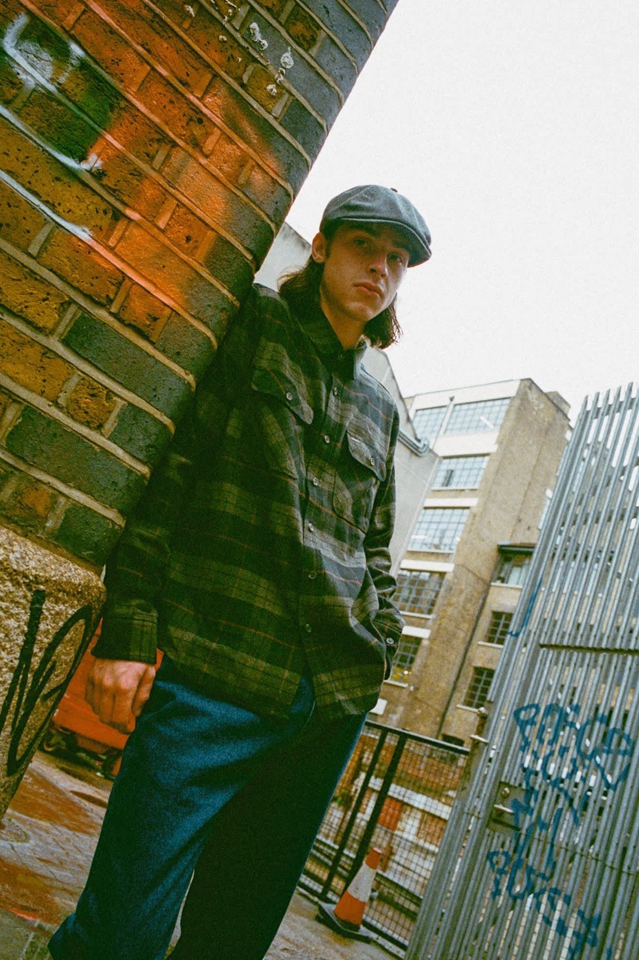 Bowery Flannel - Black/Charcoal