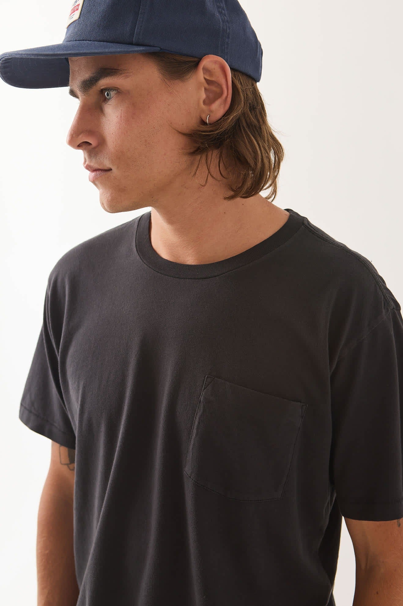 Brixton Baseline Pocket T-Shirt - Black