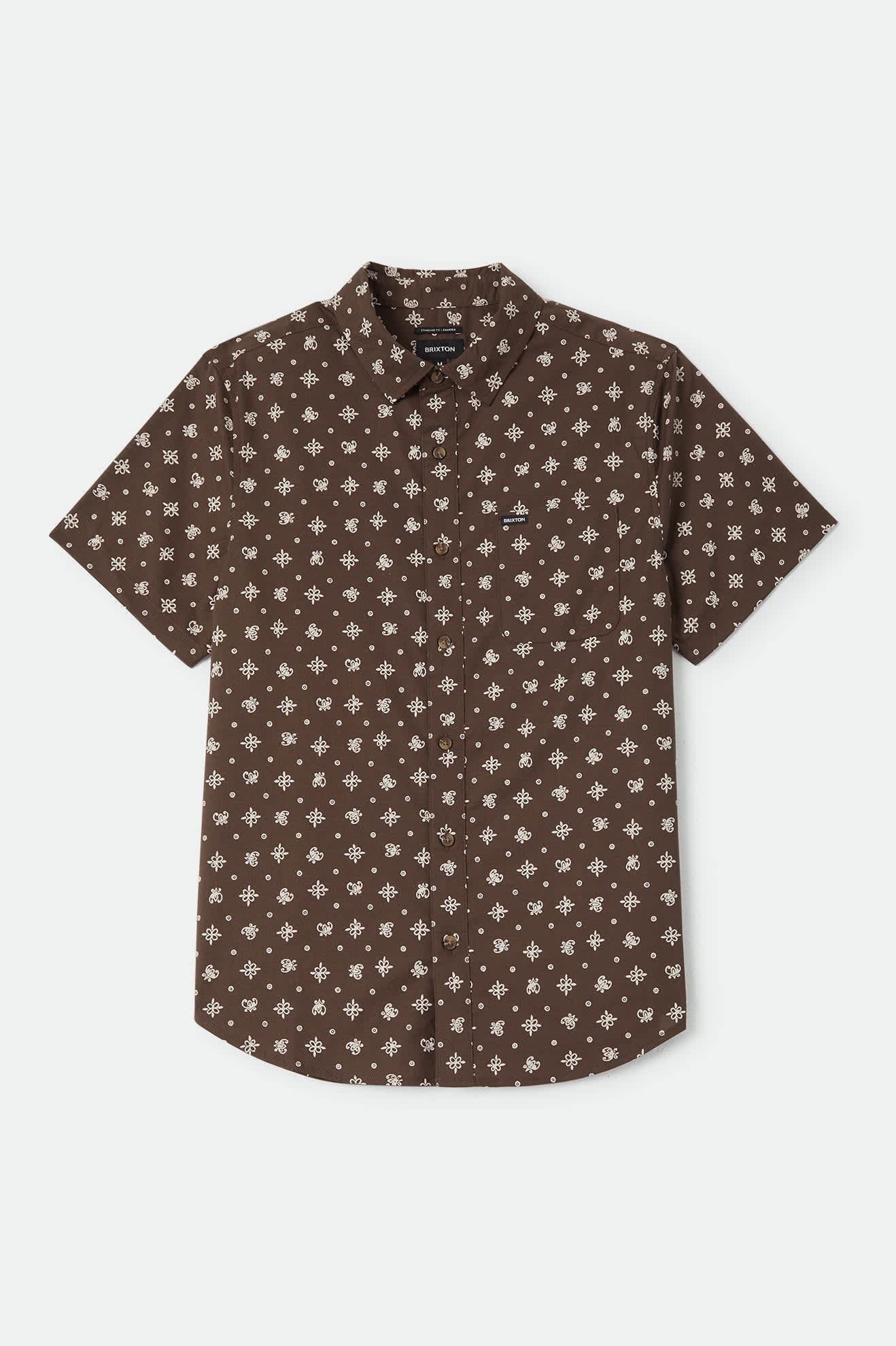 Charter Print Shirt - Walnut Brown Bandana