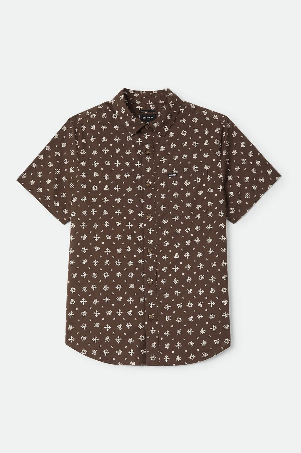 Charter Print Shirt - Walnut Brown Bandana