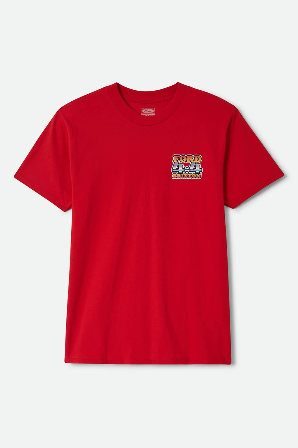 Ford 4x4 Chrome T-Shirt - Rangoon Red