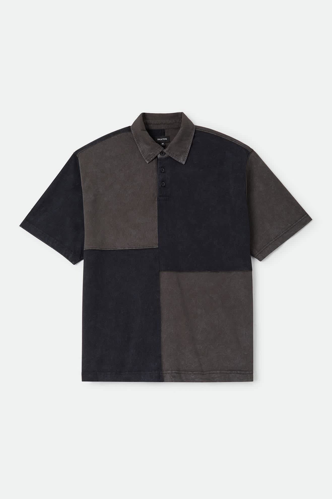 Deco Relaxed Polo T-Shirt - Washed Black
