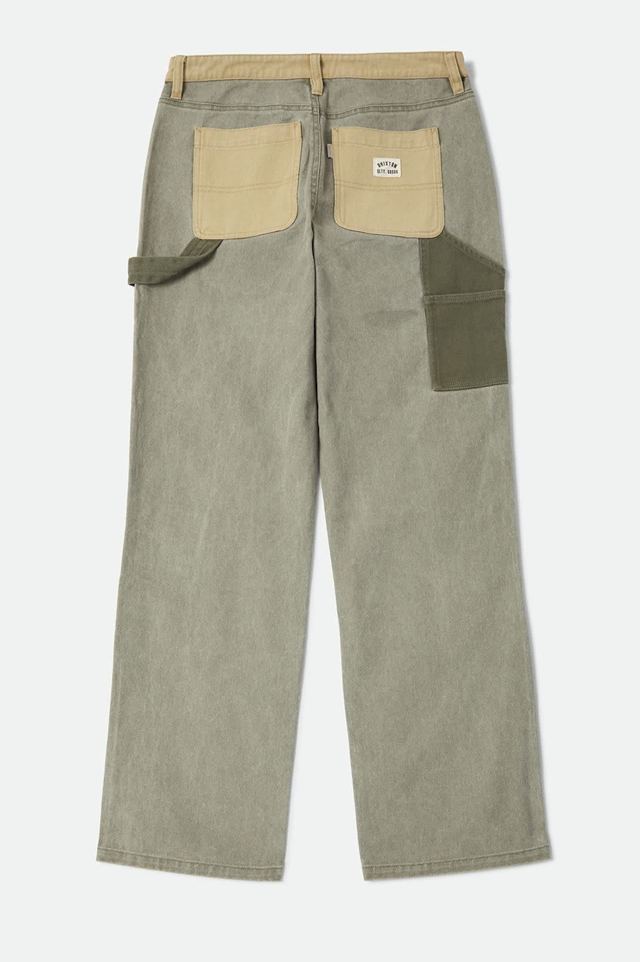 Essex Patchwork Painter Pant - Vintage Olive Patchwork