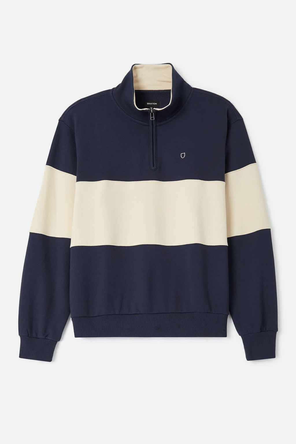 Danville Quarter Zip Fleece - Navy/Whitecap