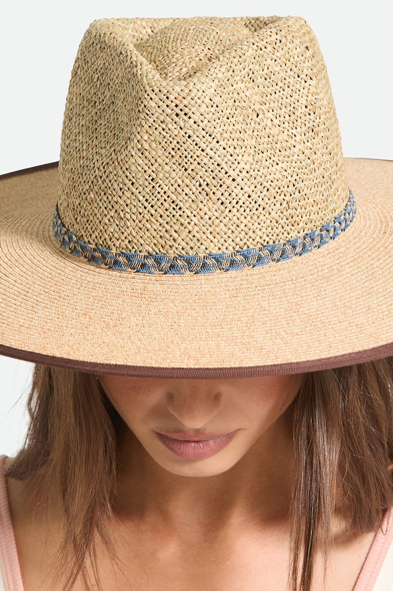 Nova Seagrass Straw Hat - Natural/Black