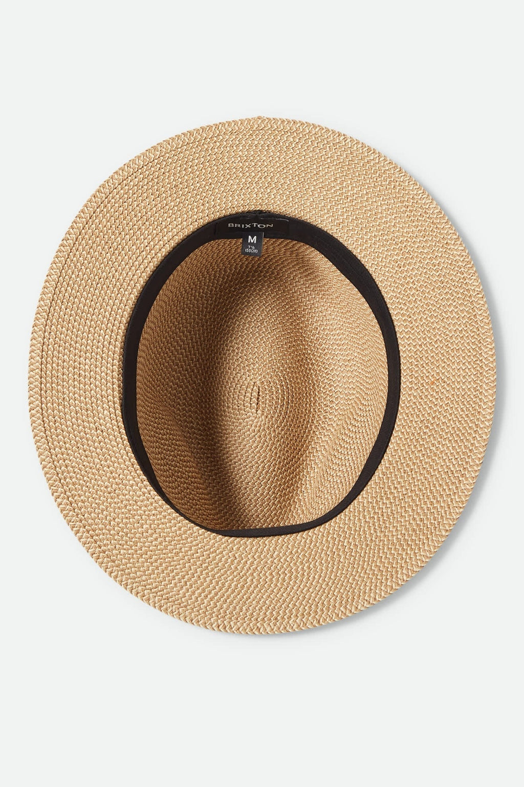 Roma Straw Packable Fedora - Multi Brown/Chocolate